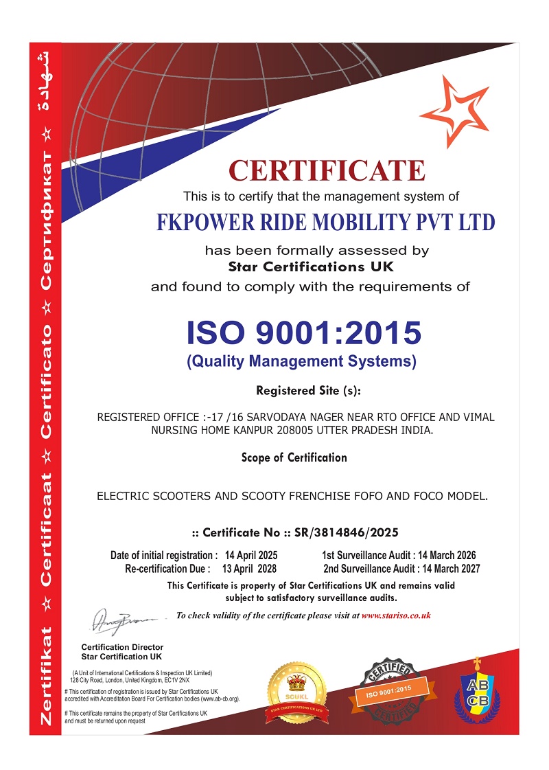 ISO 9001:2015 Certificate